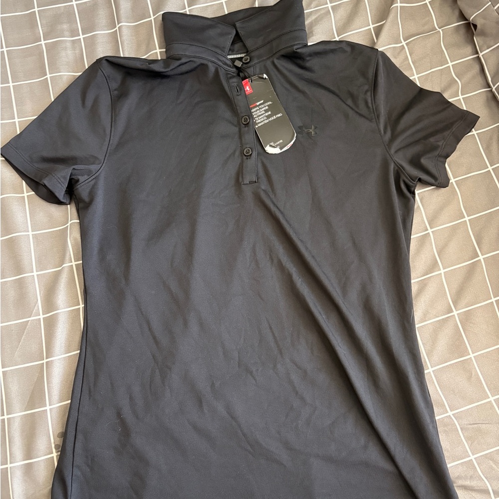 Under Armour Black Polo Blouse